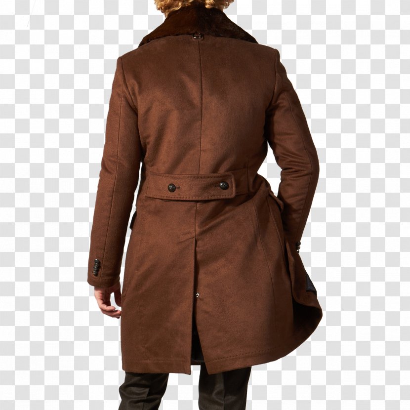 Trench Coat Overcoat - Fur Transparent PNG