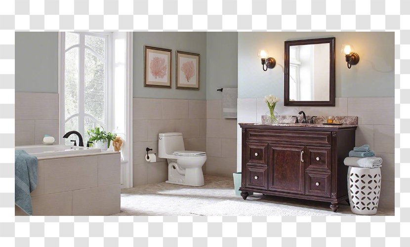 Bathroom Cabinet Sink Tile Toilet - Floor - Honey Comb Transparent PNG
