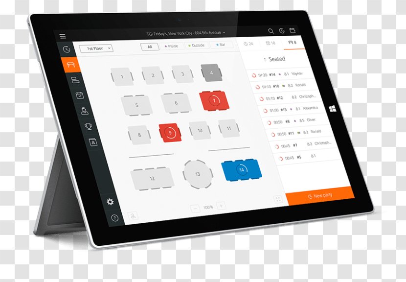 Management The Design Of Business Tablet Computers Project - Gadget Transparent PNG