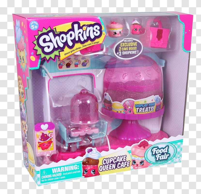 Cupcake Cafe Shopkins Food Toy - Marketplace Transparent PNG