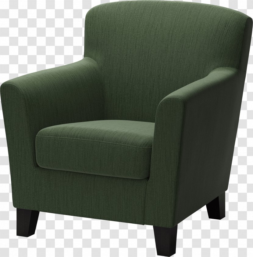 IKEA Wing Chair Couch Furniture - Foot Rests - Armchair Image Transparent PNG