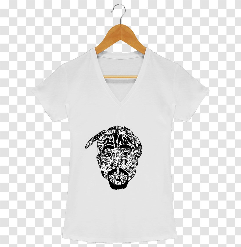 T-shirt Clothing Sleeve Collar - Shirt - Tupac Transparent PNG
