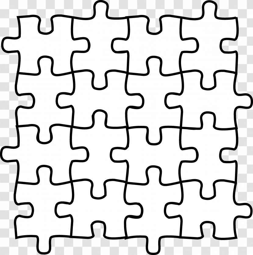 Jigsaw Puzzles Coloring Book Colouring Pages Maze - Area - Autism Puzzle Piece Transparent PNG