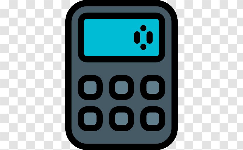 Telephony Product Design Line - Communication - Calculator Icon Transparent Transparent PNG