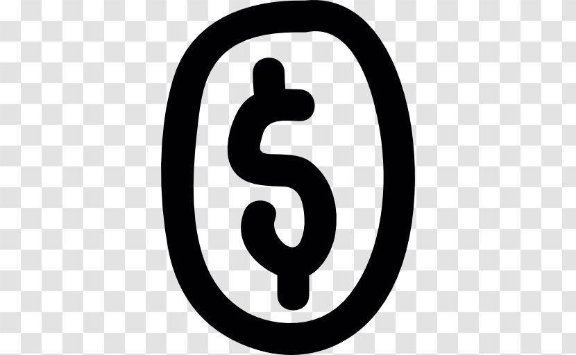 Dollar Sign United States Currency Symbol New Taiwan - Black And White Transparent PNG