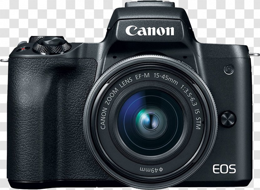 Canon EOS M50 EF Lens Mount Mirrorless Interchangeable-lens Camera - Reflex Transparent PNG