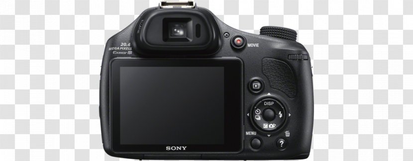 Digital SLR Camera Lens Sony Cyber-Shot DSC-HX400V 20.4 MP Compact - Black Point-and-shoot CameraCamera Viewfinder Transparent PNG