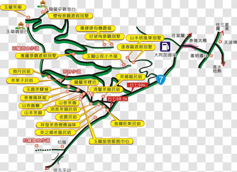 玉兰休闲农业区 Map 休閒農業 Qingshui District Atayal - Organism Transparent PNG