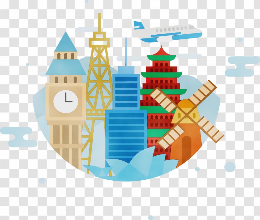 Tower Logo Clip Art Graphic Design World - City Transparent PNG