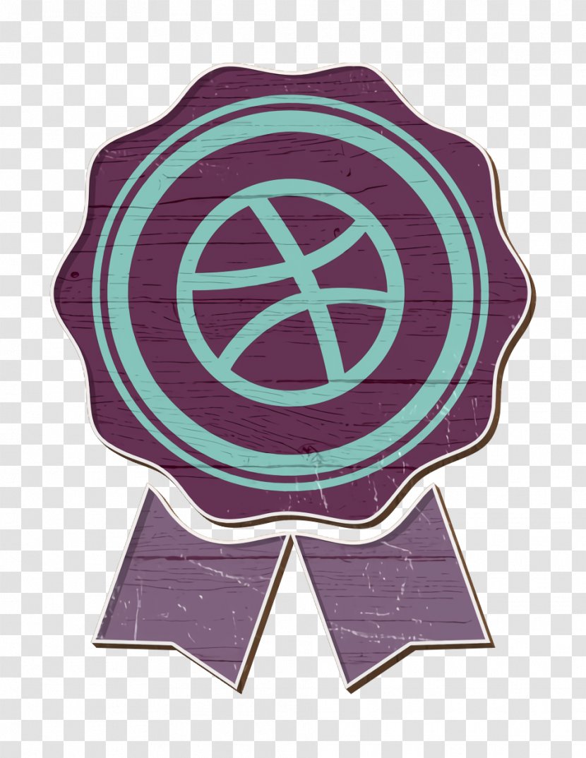 Dribbble Icon Dribble Social - Violet - Symbol Logo Transparent PNG