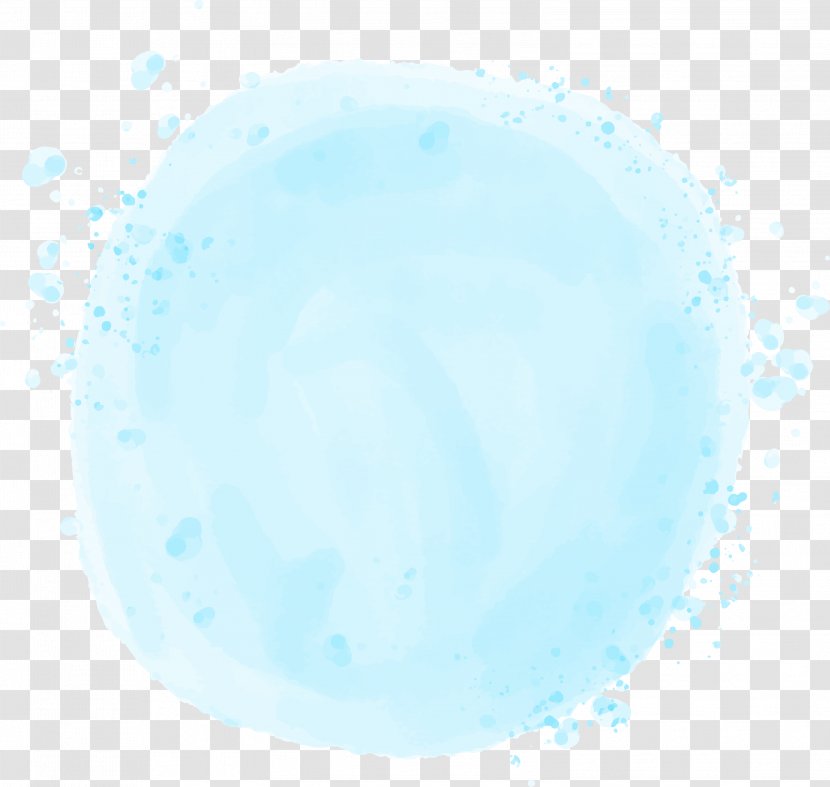 Blue Circle Turquoise Water - Teal Transparent PNG