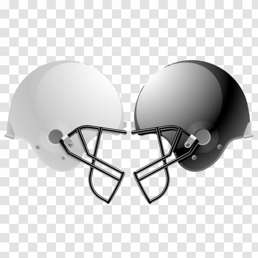 NFL Football Helmet American Stock Photography - Fotosearch - Black And White Transparent PNG