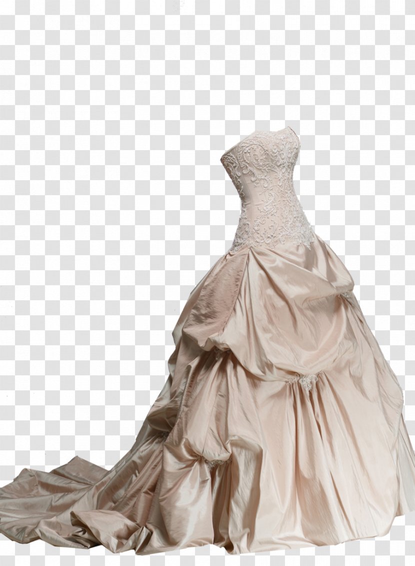 Wedding Dress Gown Maria Modes Bridal & Menswear A-line - Satin - Transparent Image Transparent PNG