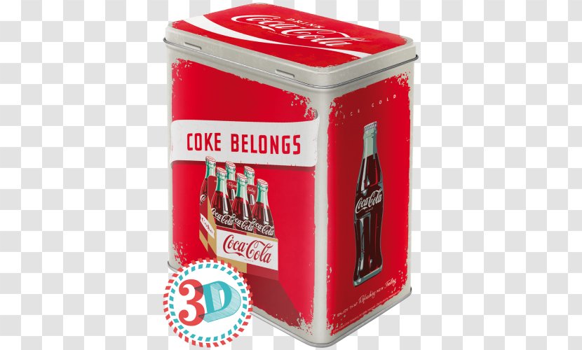 Coca-Cola Metal Plate 20 X 15 Cm Fizzy Drinks Nostalgic Art Large Storage Tin Box - Cocacola - Vintage Grateful Dead Transparent PNG
