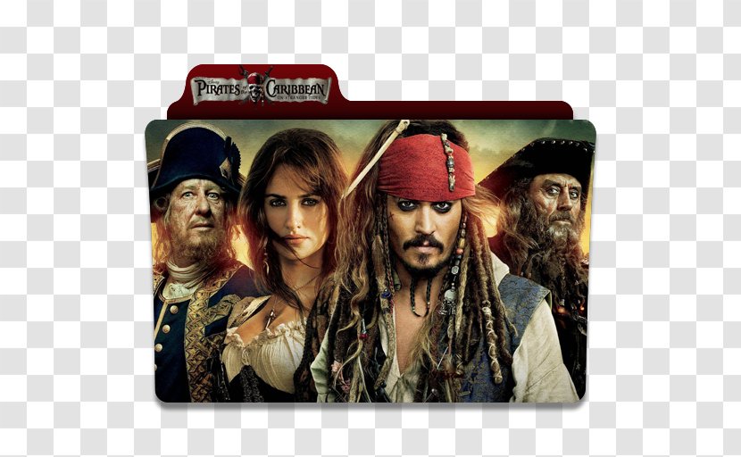Johnny Depp Pirates Of The Caribbean: On Stranger Tides Jack Sparrow Hector Barbossa At World's End - Geoffrey Rush Transparent PNG