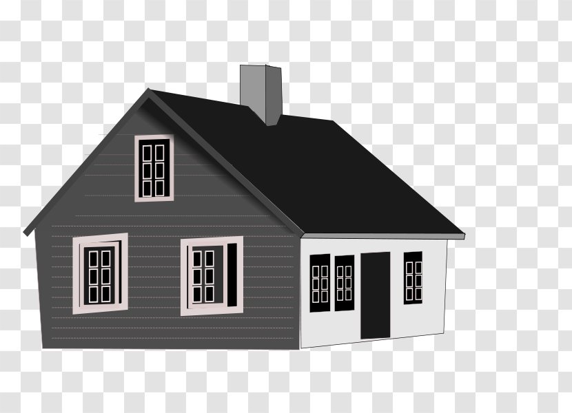 Cape Cod House Free Content Clip Art - Facade - Picture Of A Transparent PNG