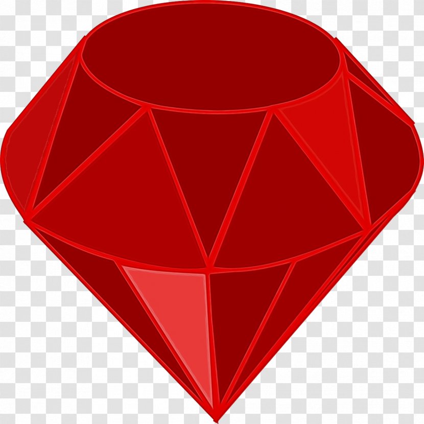 Red Clip Art Triangle Heart Symbol - Symmetry Transparent PNG