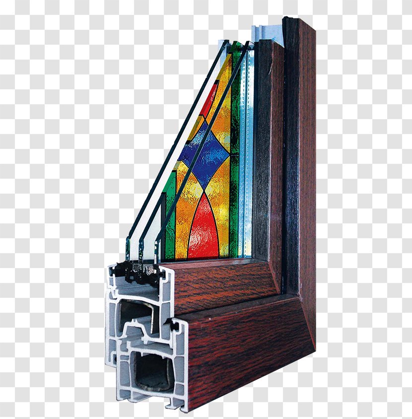 Window Stained Glass Building Insulated Glazing - Room Transparent PNG