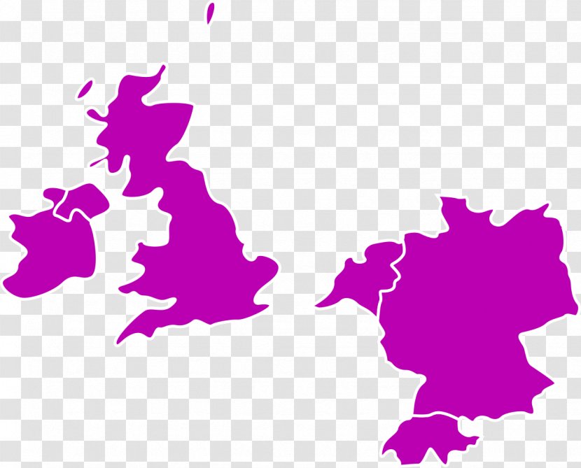 United Kingdom Blank Map World European Union - Purple Transparent PNG