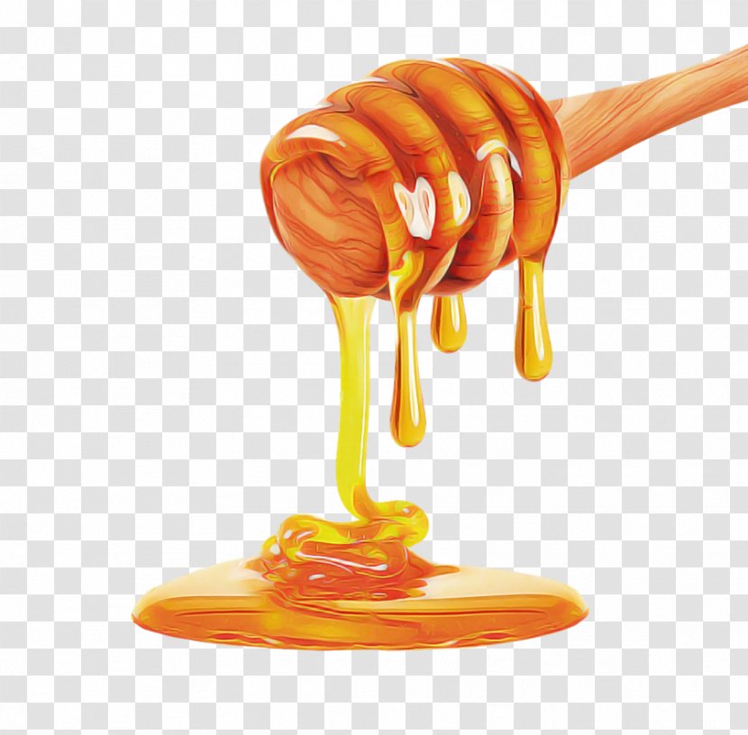 Honey Food Mizuame Dish Cuisine - Spoon - Syrup Transparent PNG
