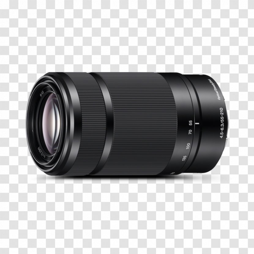 Sony NEX-7 α5000 E 55-210mm F/4.5-6.3 OSS E-mount Camera Lens - Digital Transparent PNG