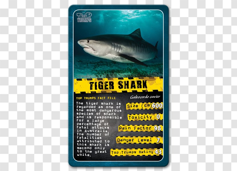 Shark Winning Moves Top Trumps Card Game - Organism Transparent PNG