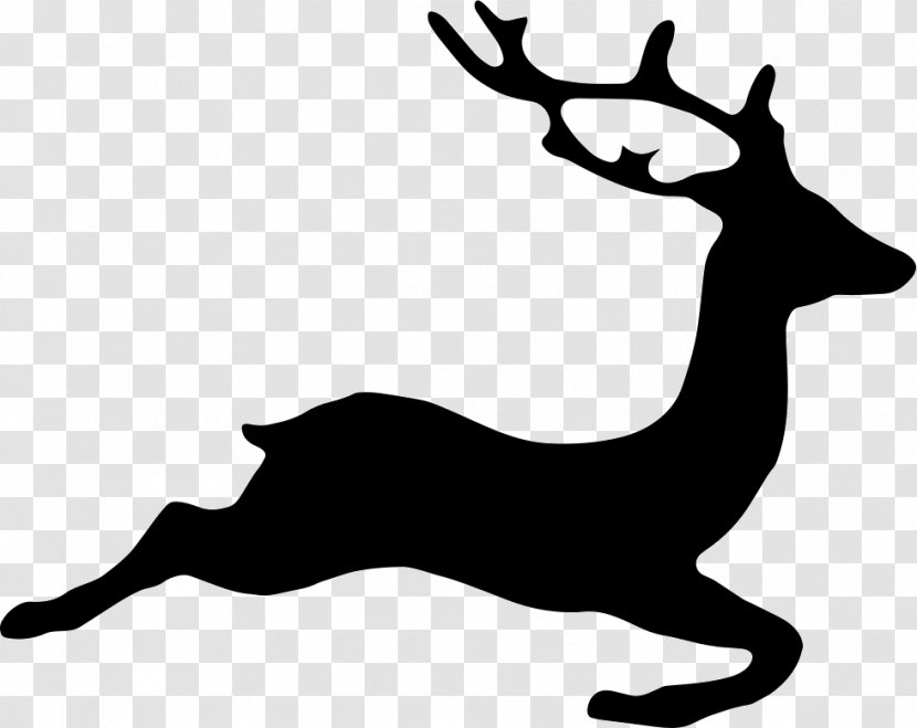 Deer Shape Bird - Reindeer Transparent PNG