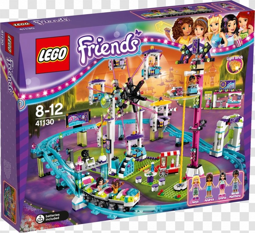 Amusement Park LEGO Friends Roller Coaster Toy Transparent PNG