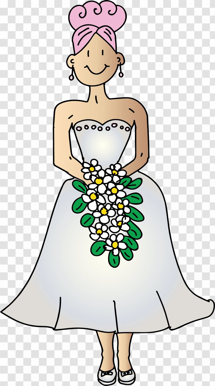 Clip Art Image Illustration Woman Dress - Bride - Katherine Smith Elementary Teachers Transparent PNG