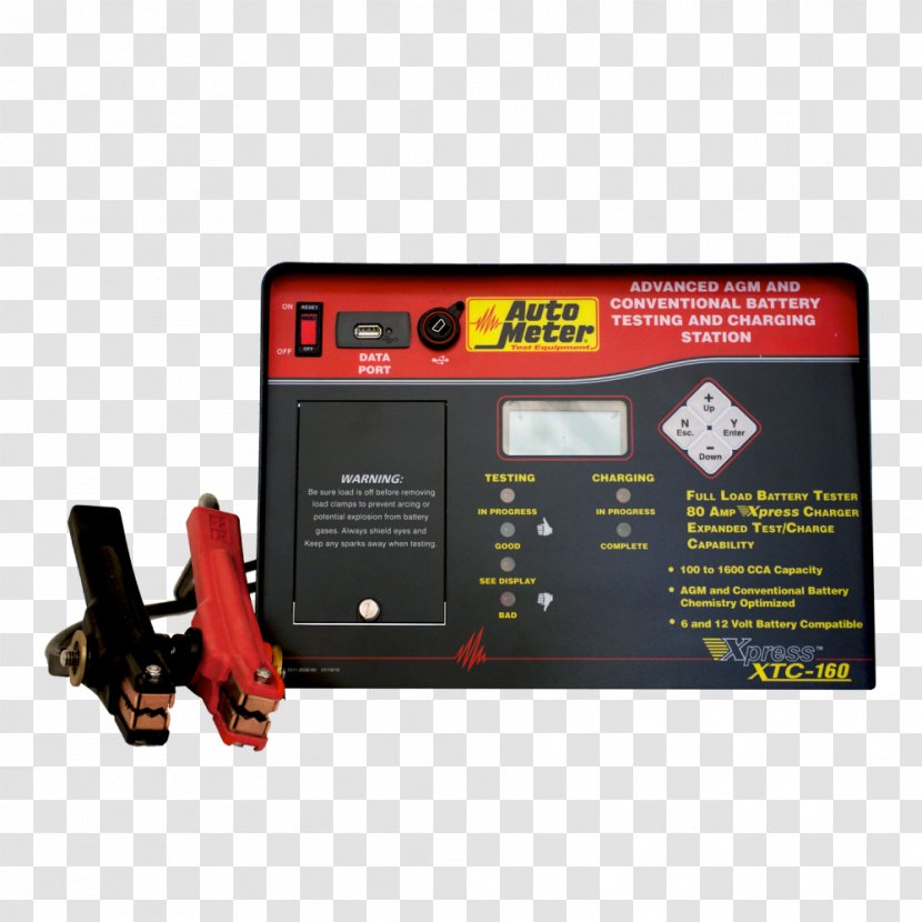 Smart Battery Charger Multimeter Tester - Auto Meter Products Inc - Automotive Transparent PNG