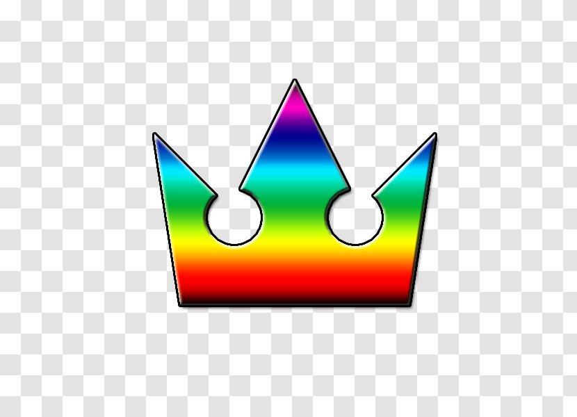 Crown Kingdom Hearts Rainbow Clip Art - Symbol Transparent PNG