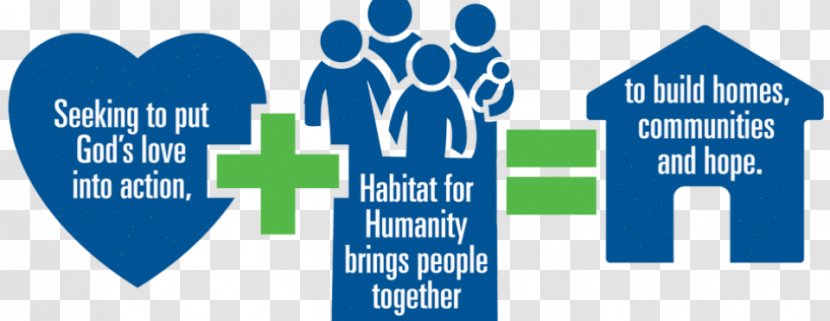 Habitat For Humanity Non-profit Organisation Organization Housing - Nongovernmental - Blue Transparent PNG