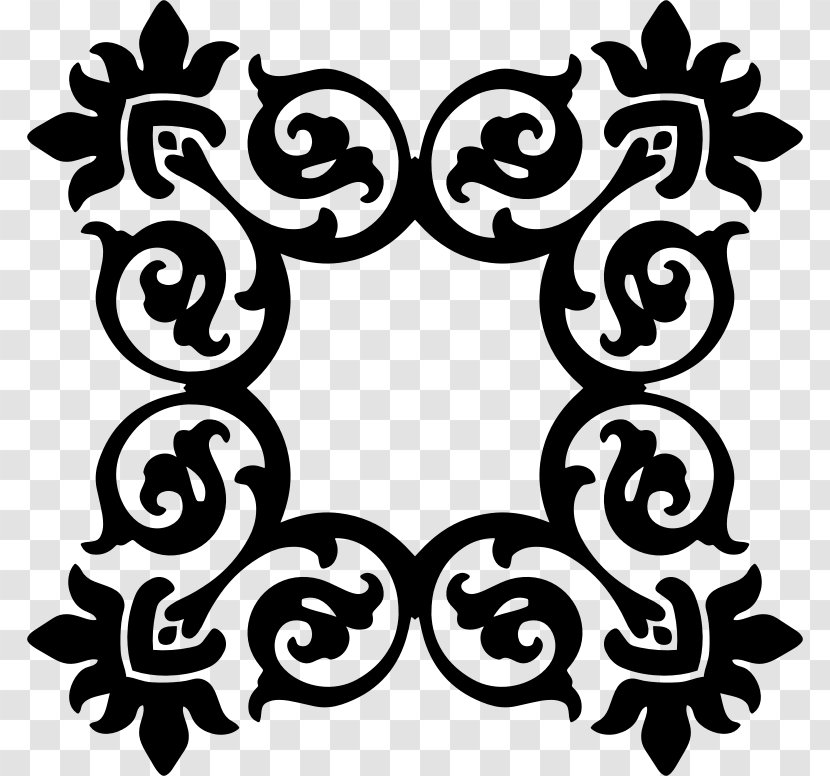 Damask Picture Frames Ornament Clip Art Transparent PNG