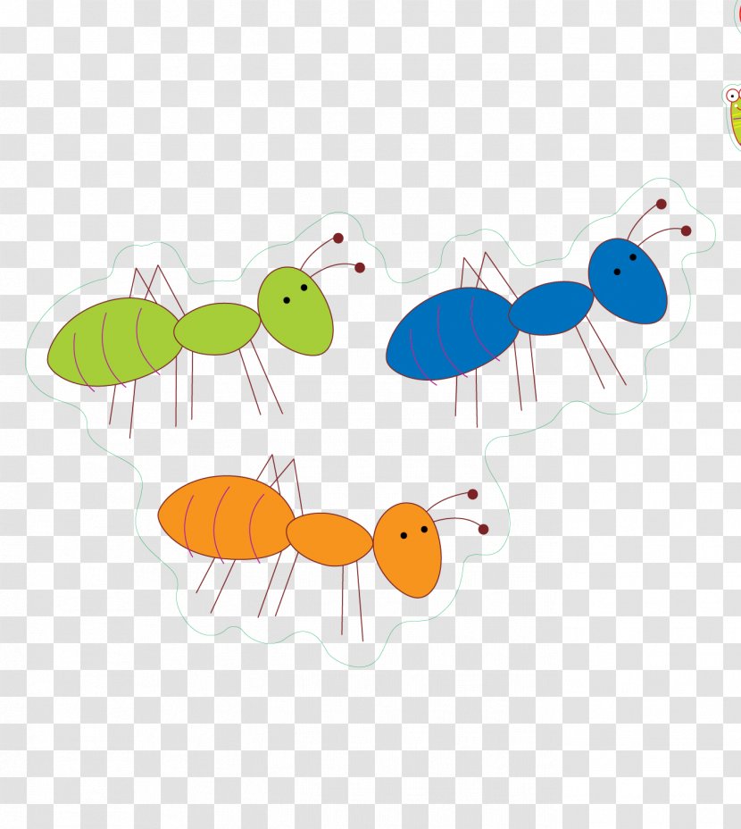 Ant Insect U6606u866b: U8682u8681 Cartoon - Color - Insects Ants Transparent PNG