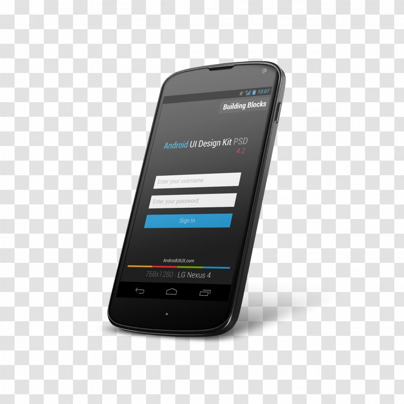 Android Mockup User Interface Design - Feature Phone - Ui Transparent PNG
