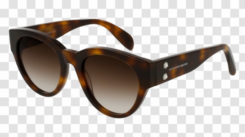 Sunglasses Eyewear Color Havana - Vision Care - Alexander Mcqueen Transparent PNG