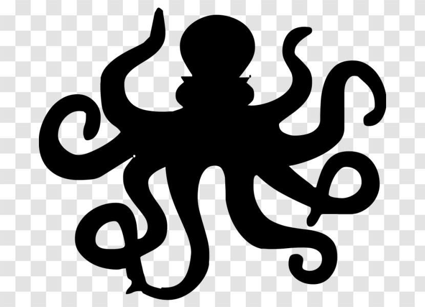 Octopus Squid Animal Silhouettes Drawing Clip Art - Cephalopod Transparent PNG