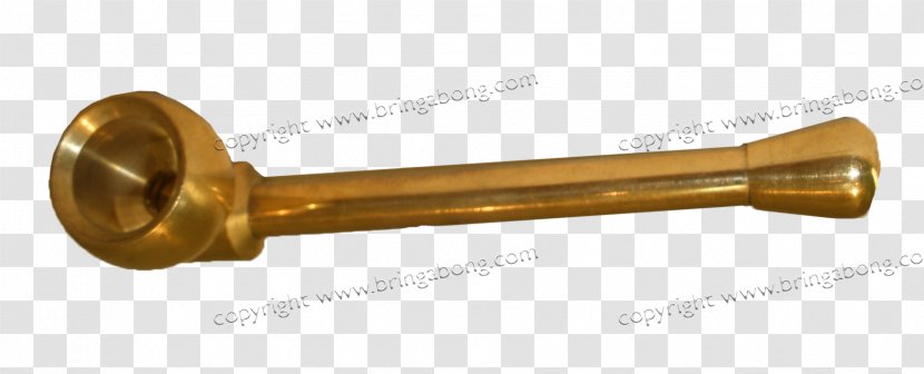 Tobacco Pipe Bringabong Brass Metal Smoking - Blunt Transparent PNG