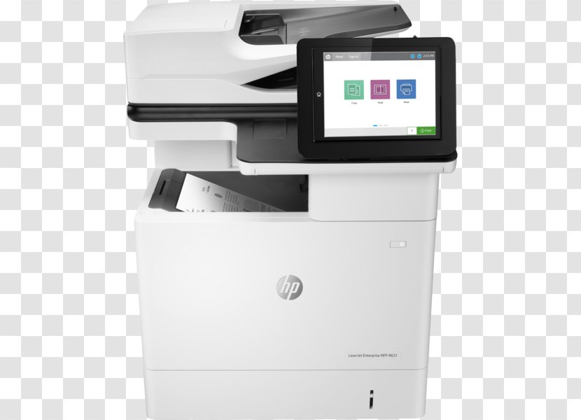 Hewlett-Packard HP Inc. LaserJet Enterprise MFP M632h Multi-function Printer - Hp Inc Laserjet Mfp Transparent PNG