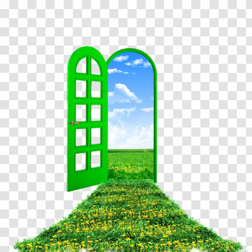 Window Heaven Pintu Surga Door Dawah - Plants And Flowers In Front Of Windows Doors Transparent PNG