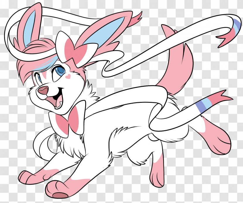Hare Easter Bunny Line Art Clip - Cartoon - Frame Transparent PNG