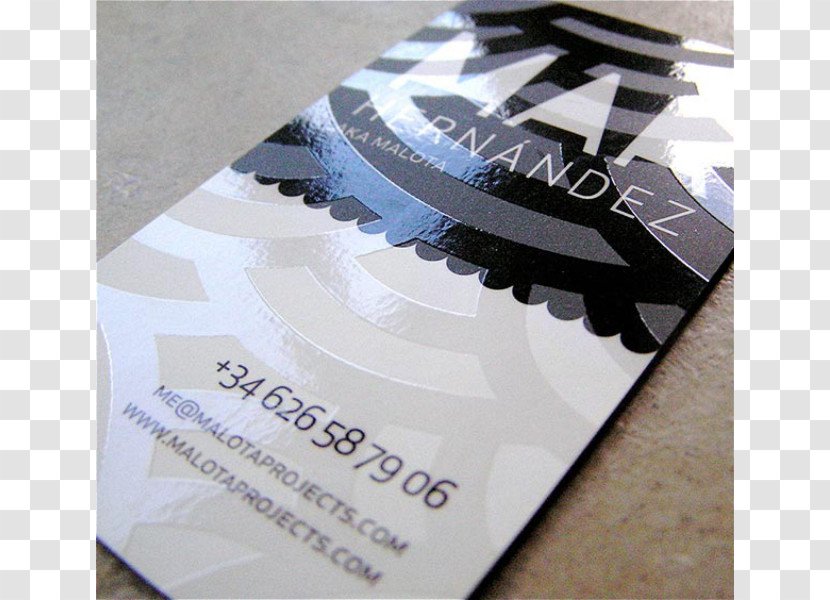 Paper UV Coating Printing Business Cards Varnish - Die Cutting Transparent PNG
