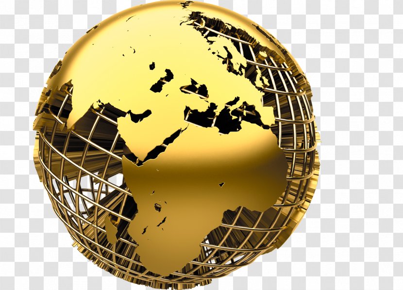 Import Clip Art - Raster Graphics - Golden Earth Transparent PNG