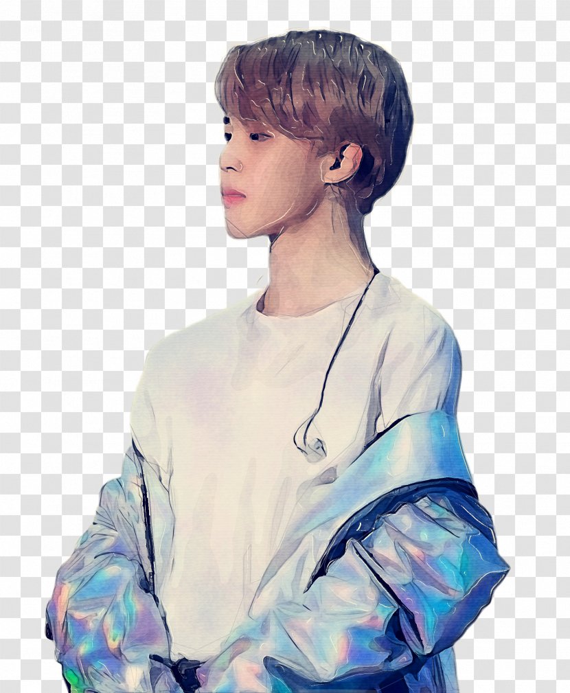 BTS Jimin - Hair - Ear Bangs Transparent PNG