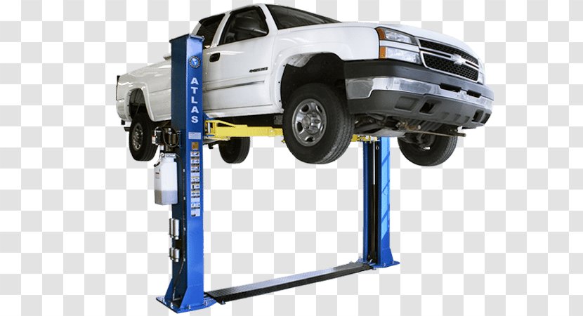 Car Automobile Repair Shop Elevator Vehicle Hoist - Automotive Wheel System - Hoisting Machine Transparent PNG