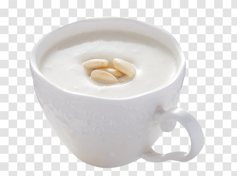 Tea Latte Coffee Milk Cafe Breakfast - Almond Powder Material Transparent PNG