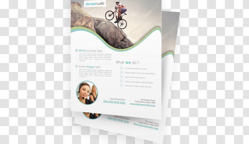 Brochure Flyer Pamphlet Template - Design Transparent PNG
