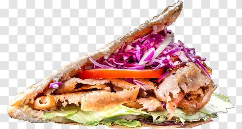 Pan Bagnat Gyro Shawarma Doner Kebab Fast Food - Street - Pulled Pork Transparent PNG