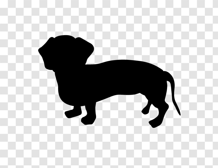 Dachshund Puppy Beagle Clip Art Vector Graphics - Black Transparent PNG
