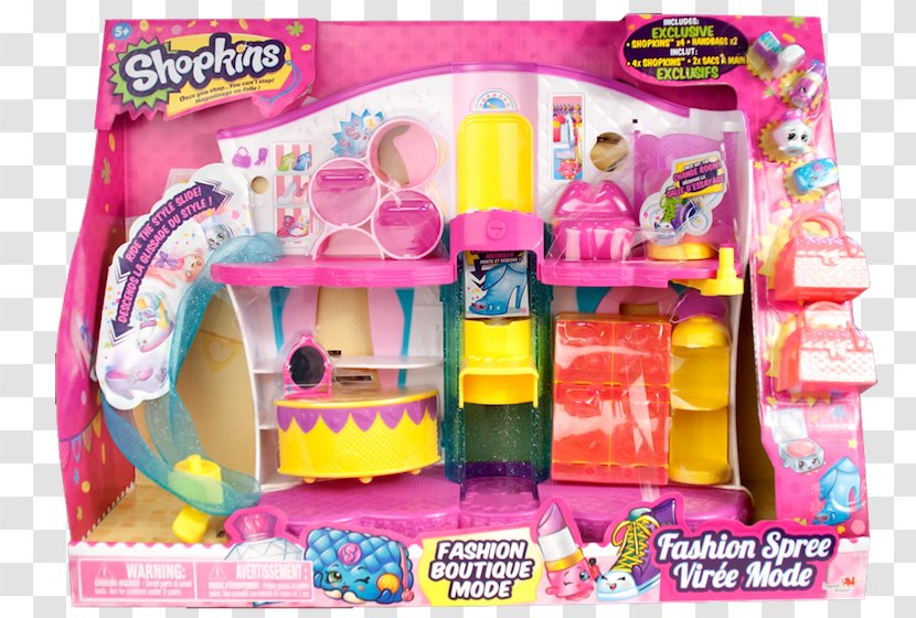 Shopkins Shoppies Rainbow Kate Fashion Toy Boutique - Doll Transparent PNG